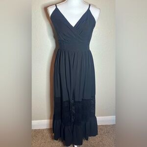 Jasambac black maxi dress size small